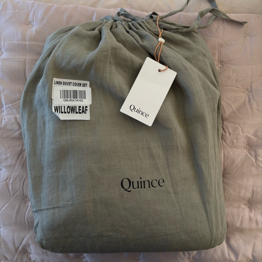 NWT Quince Duvet Cover Set Willowleaf - Picture 5 of 5